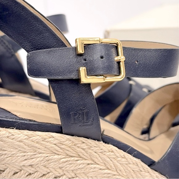 Lauren Ralph Lauren Soffia Calfskin Espadrille size 6 1/2 - Picture 5 of 5